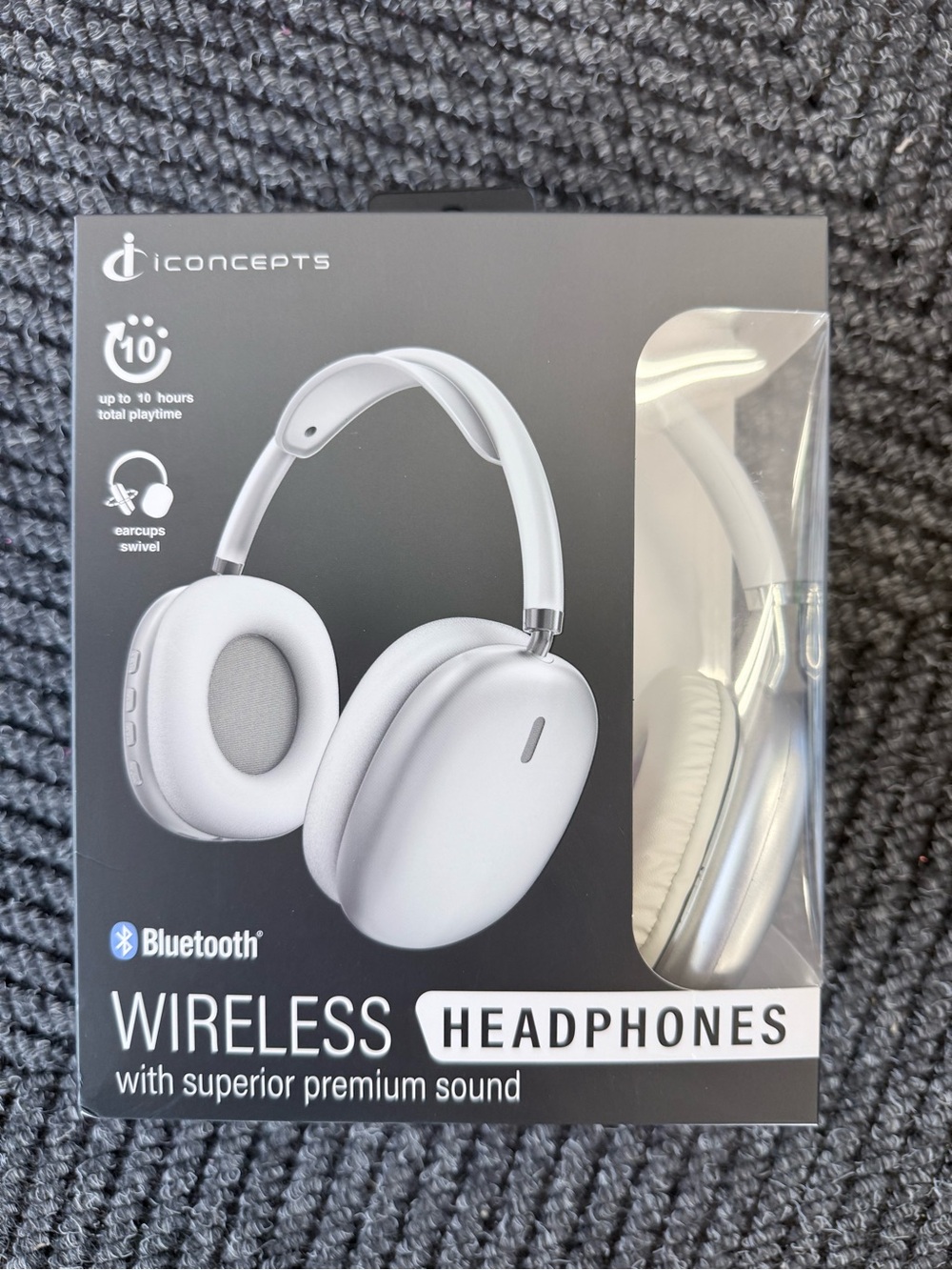 White Wireless Bluetooth Headphones‎